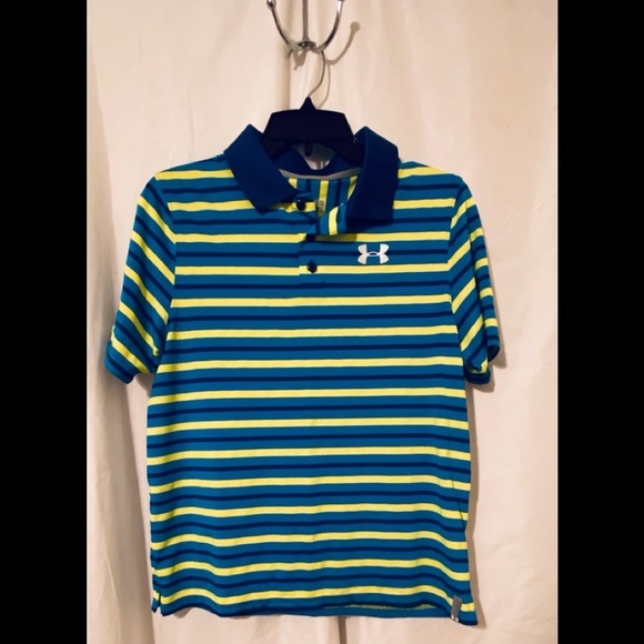 boys under armour polo shirts
